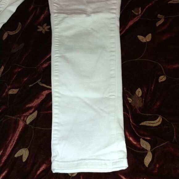 Royalty For Me Women's Cream Straight Leg Jeans - Picture 6 of 9